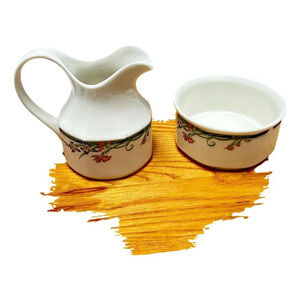 Royal Doulton Juno Cream and Sugar Fine China 1988 Vintage New Tag On